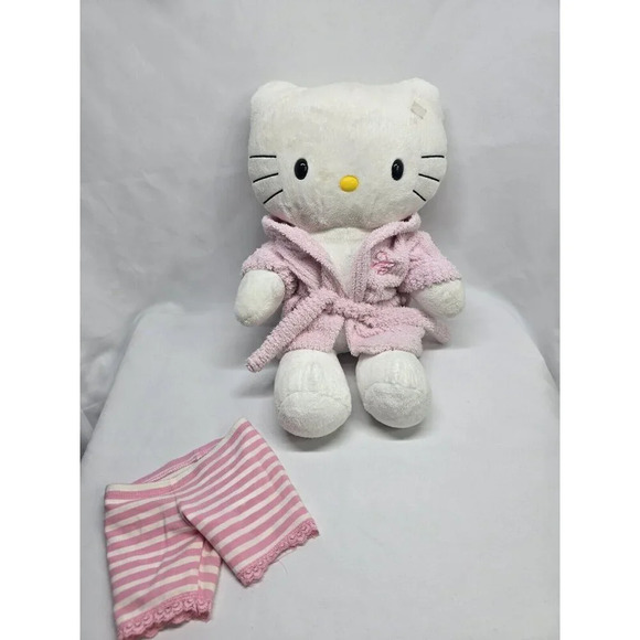 Hello Kitty Build A Bear Plush Doll White Sanrio 18” 2010 - Picture 2 of 15